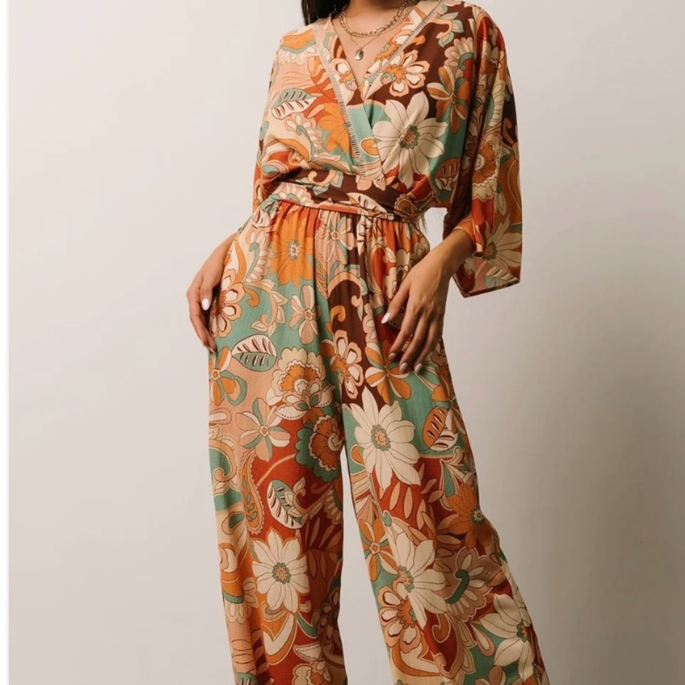 Baltic Born Floral Print Jumpsuit in Multicolor